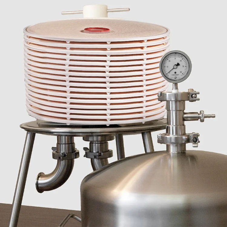 Darlly factory manufacturer 304 stainless steel filter housing Liquid filtration High pressure with depth stack filter cartridge