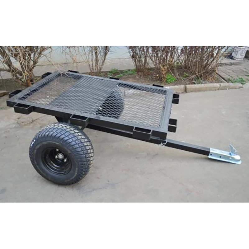 Сверхмощный 1000 фунтов стальной бортовой квадрациклист самосвал мотоциклетный грузовик автомобиль Буксировочный сельскохозяйственный транспорт ATV прицепы