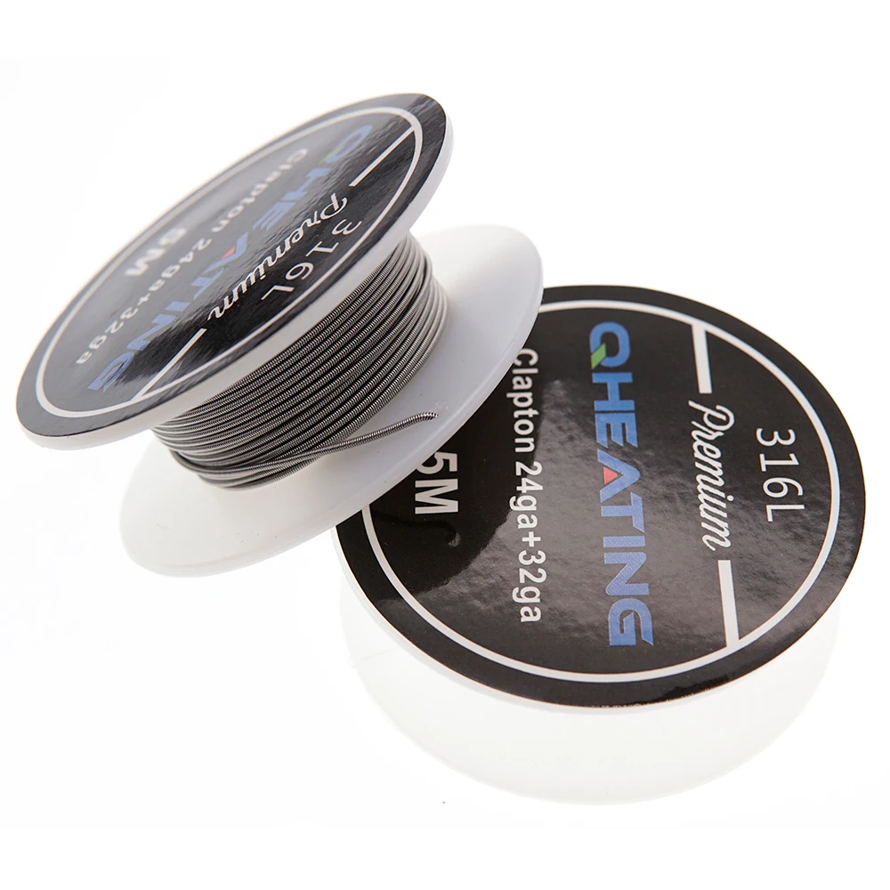  Электронные сигареты 28 + 32ga нагревательная катушка vape Wire SS316L clapton wire по низкой