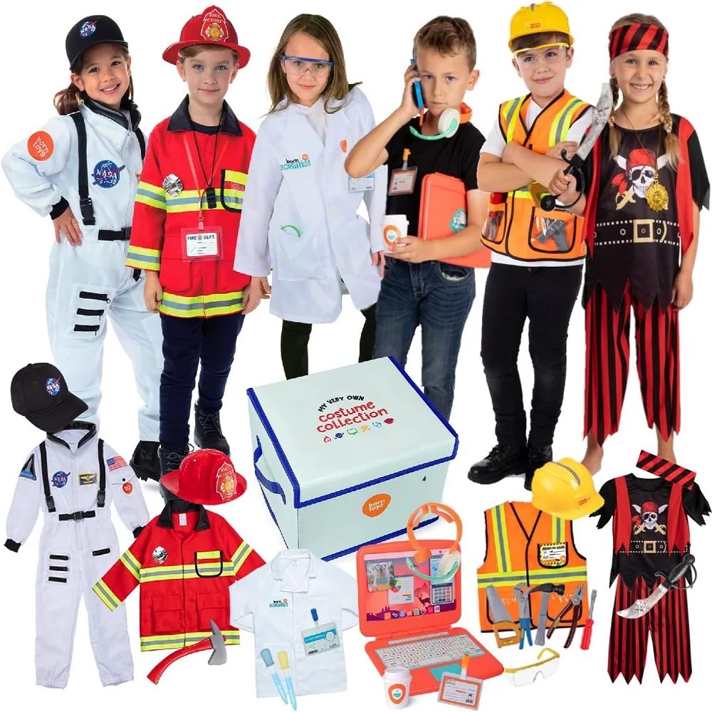 Wholesale Boys Halloween Party Assassin Cosplay Costume Children Dress up game costume toy set