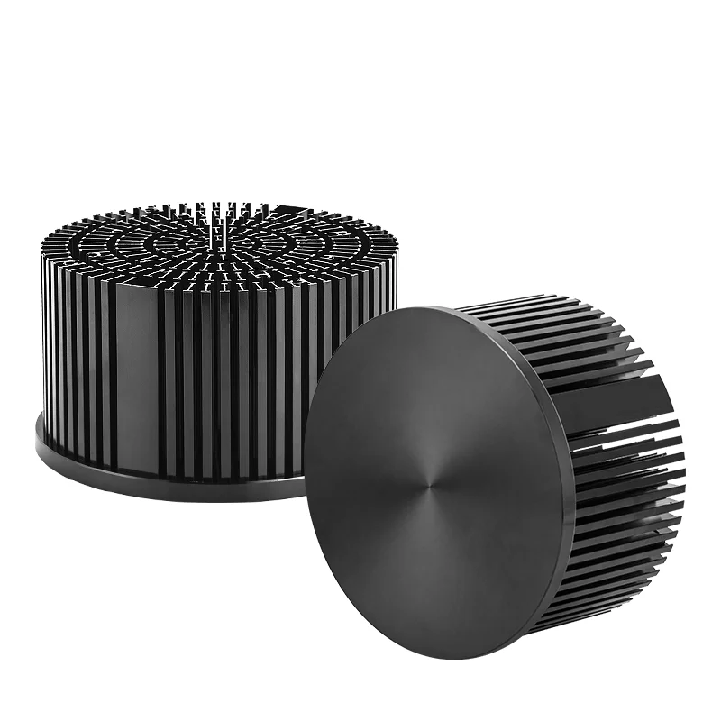 Shenzhen LIKE Diameter 180mm Height 100mm Aluminum Led Light Radiator Heatsink Heat Sink For Pcb 120W