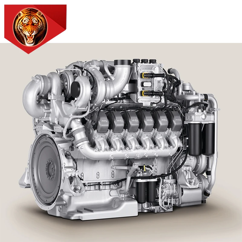 MTU USA original brand 90% refurbishment rebuild 12V 4000 S81 diesel engine