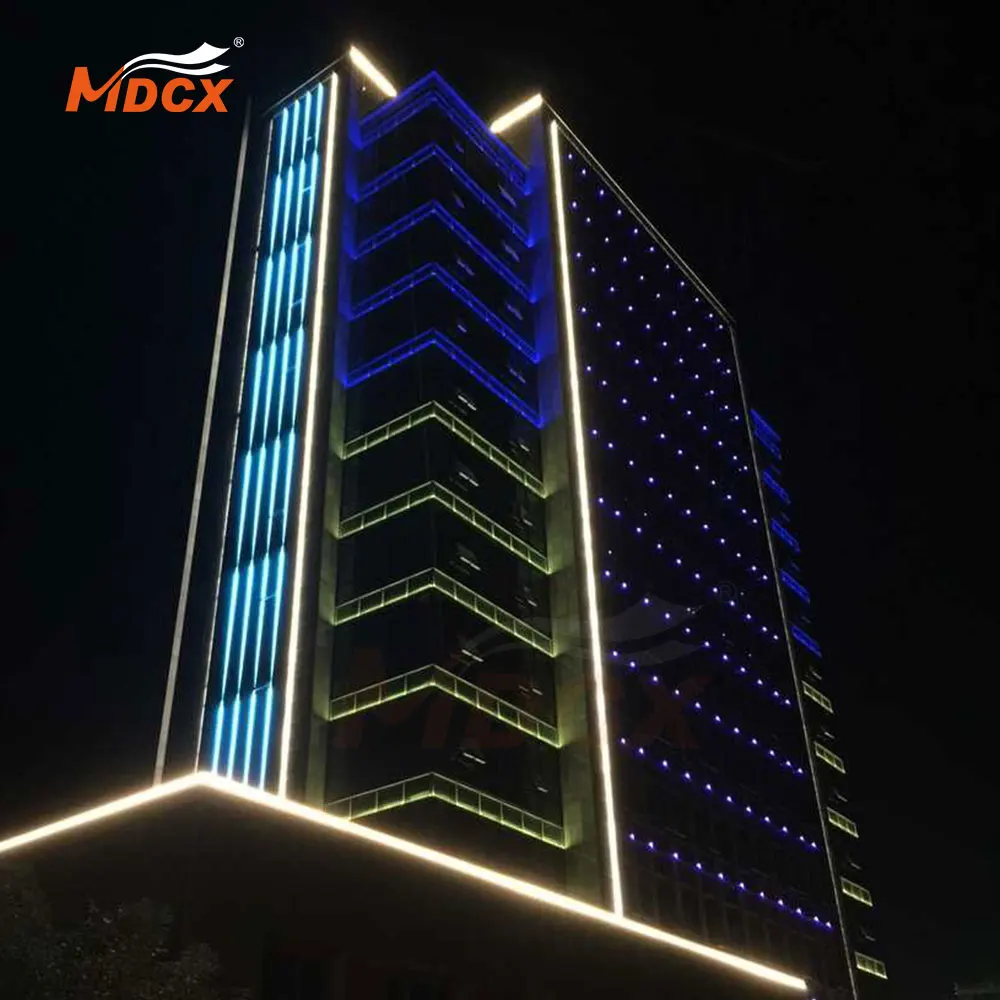 waterproof led tube lamp dmx linear led light for building facade decorative lighting