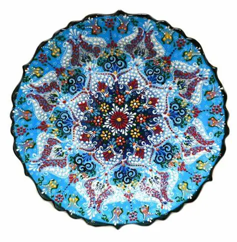 
Best seller colorful stable ceramic hand painted turkish plates 