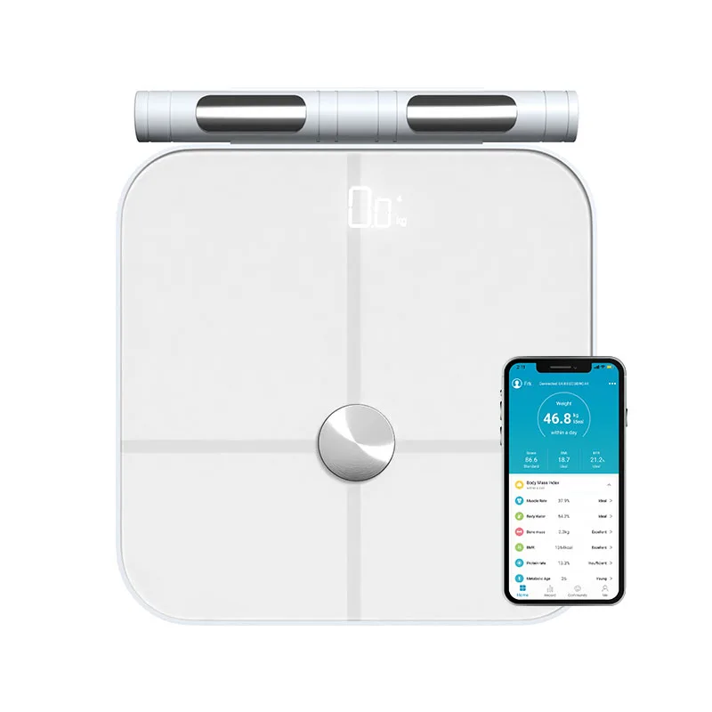 Smart Body Scales 8 Electrodes Analytical Balance Body Composition Analysis Machine