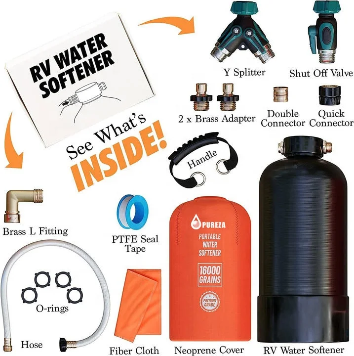 Portable Grain RV Water Softener 16,000 Grain RV Water Softener for RV