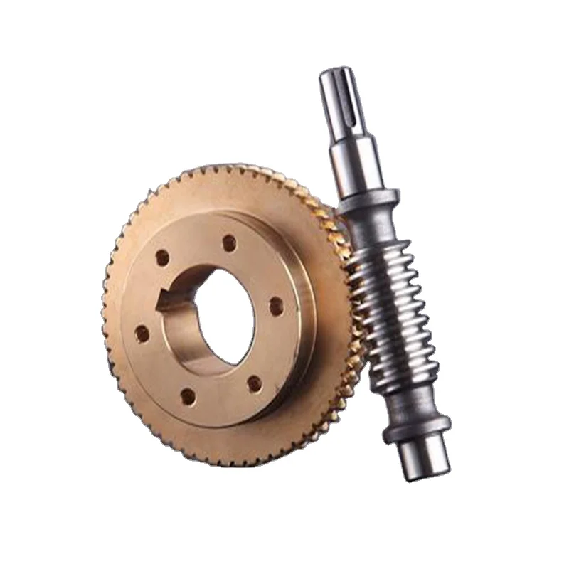 Support Customized Manufacturers Wholesale Rv Series Worm Reducer Accessories Copper Worm gear shaft