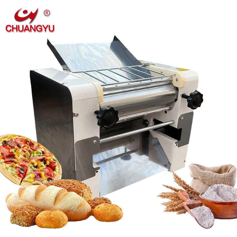 Chuanyu CY-300 Mini commercial gluten free automatic maker press dough sheeter roller base making pizza machine for restaurant