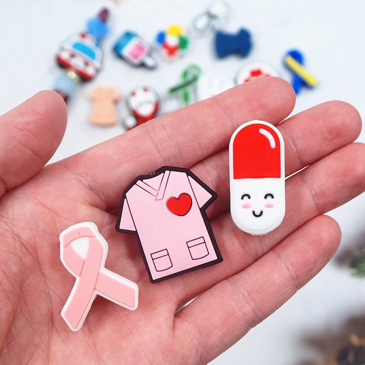 Wholesale DIY Making Bracelets Handmade Accessories Health Care Series Beaded Pens Beads