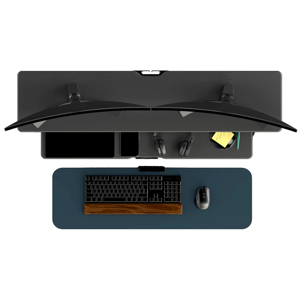 Keypoint  Manufacture Shelf Desktop Wooden monitor computer monitor stand 2 monitor stand riser