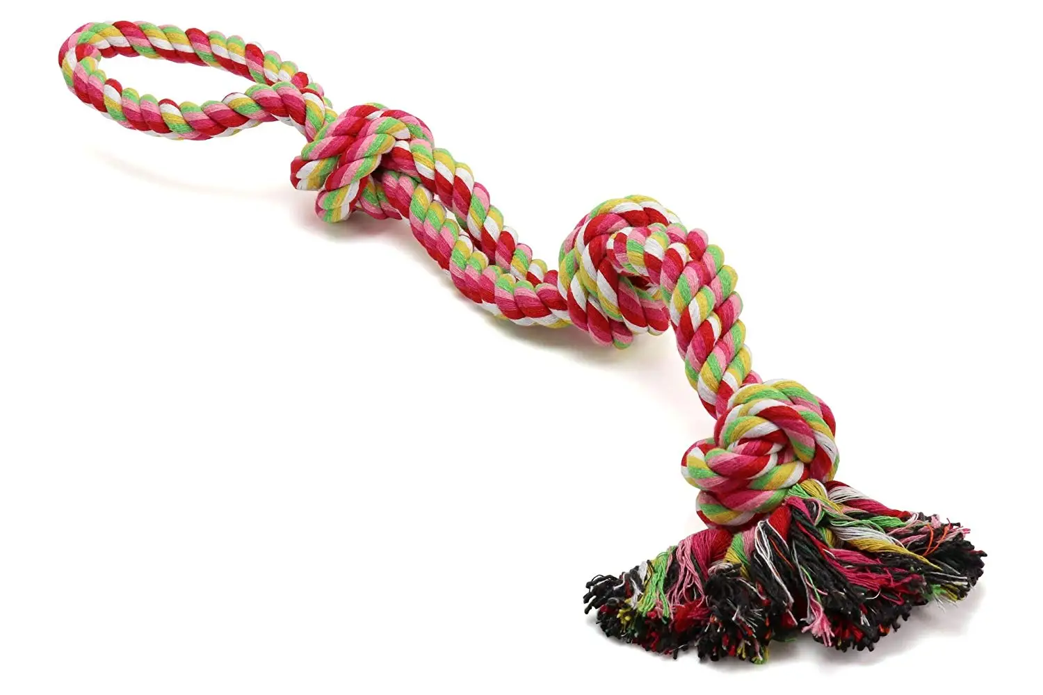 Factory wholesale 11pack handmade kone cotton dog rope toy set for pet chew toy Clean Teeth