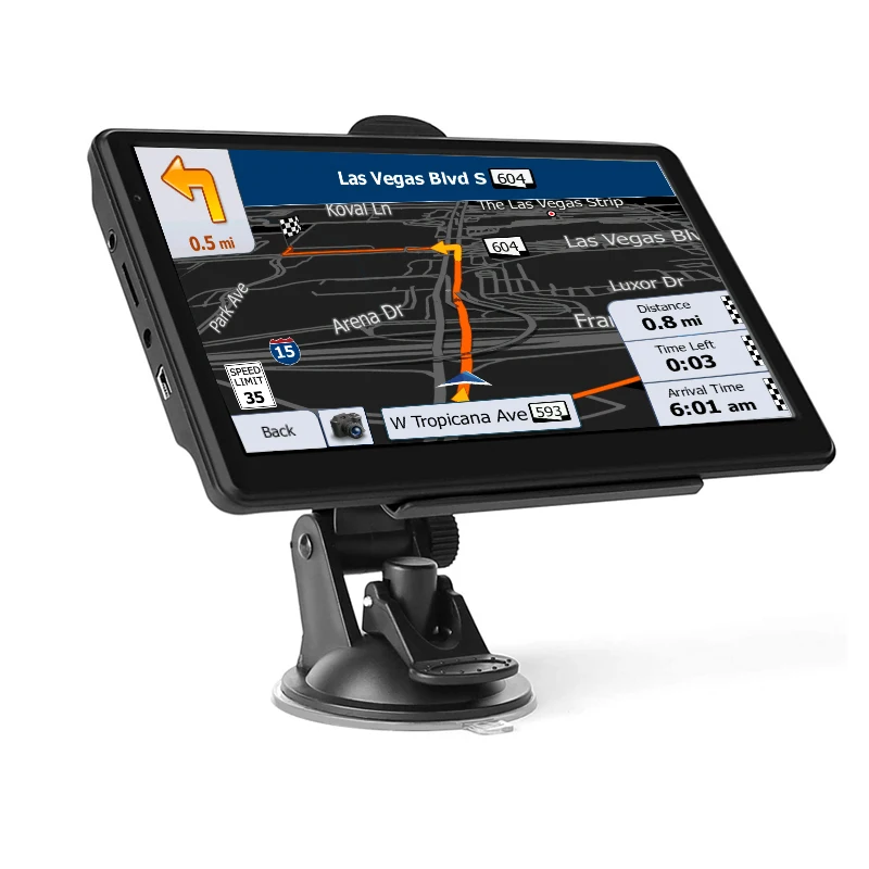 universal 5/7 inch hd touch screen GPS navigation gps car portable GPS car navigator with free map