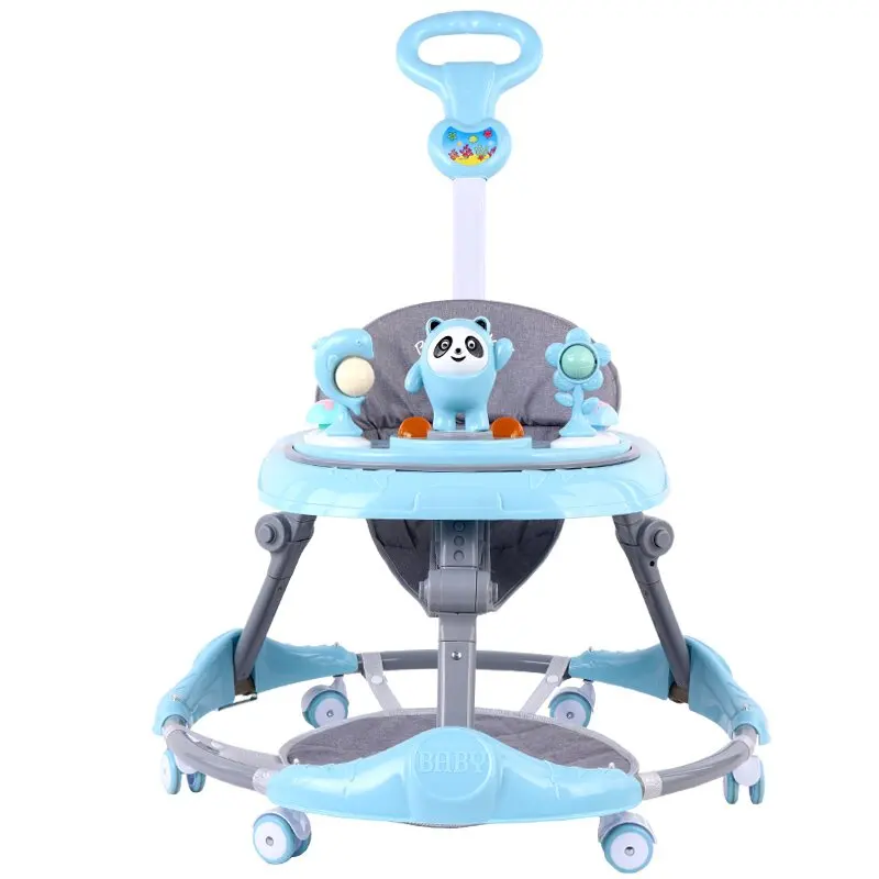 The latest design 6-18 months baby walker, equipped with a simple foldable Walker with push-on toddler