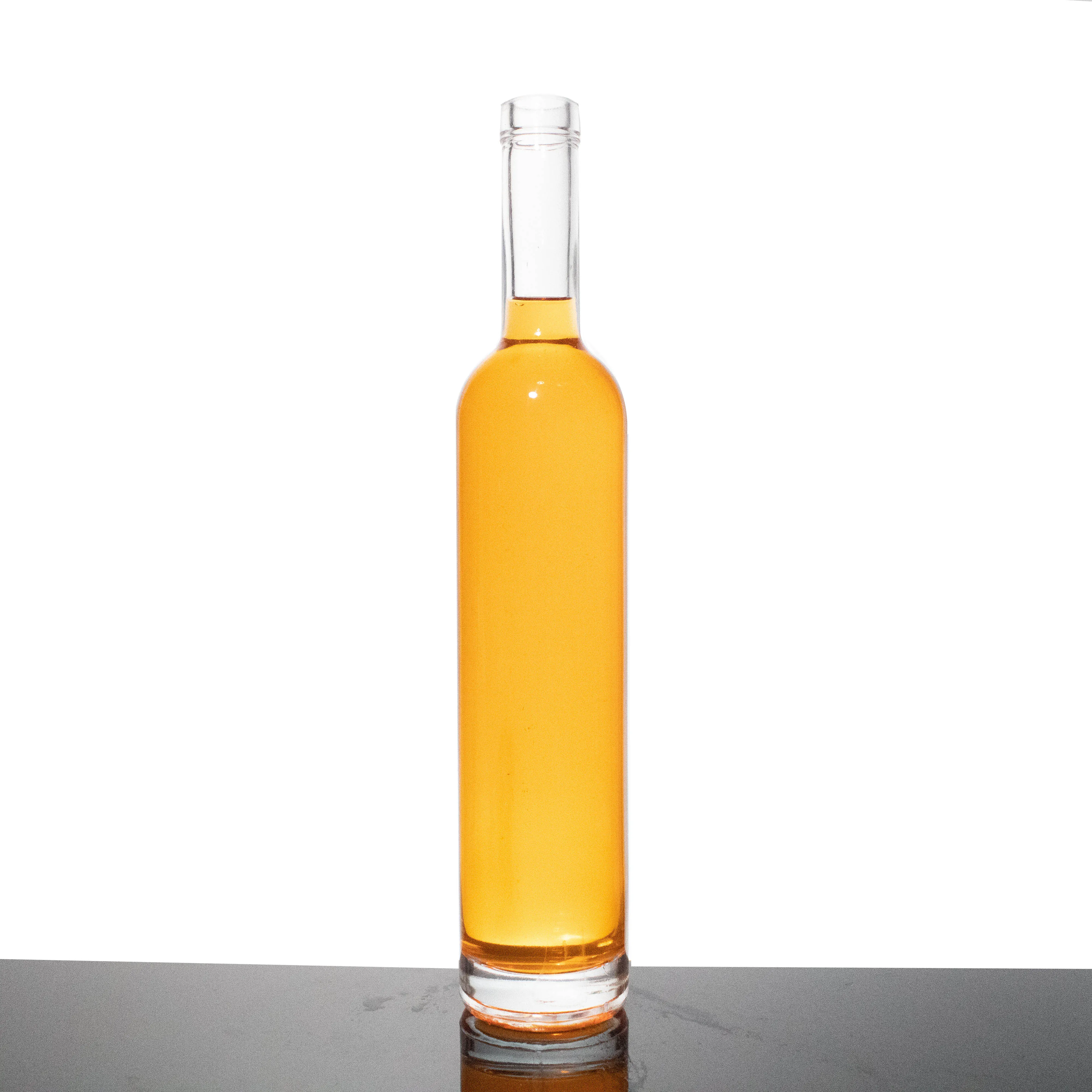 Tall 750 ml liquor custom white glass empty clear glass bottles empty vodka bottle for alcohol