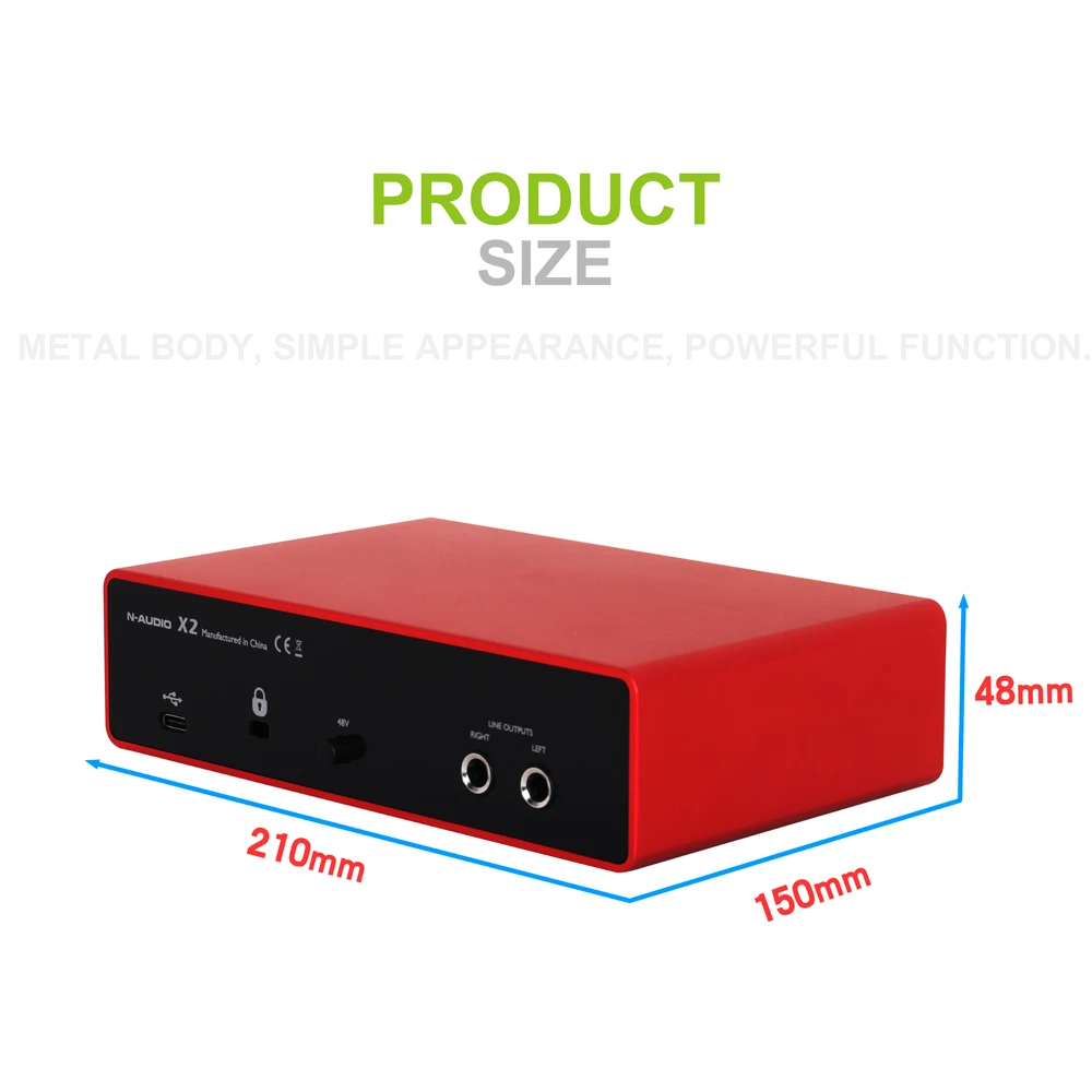 Новая модель X2 USB аудио интерфейс midi производитель из