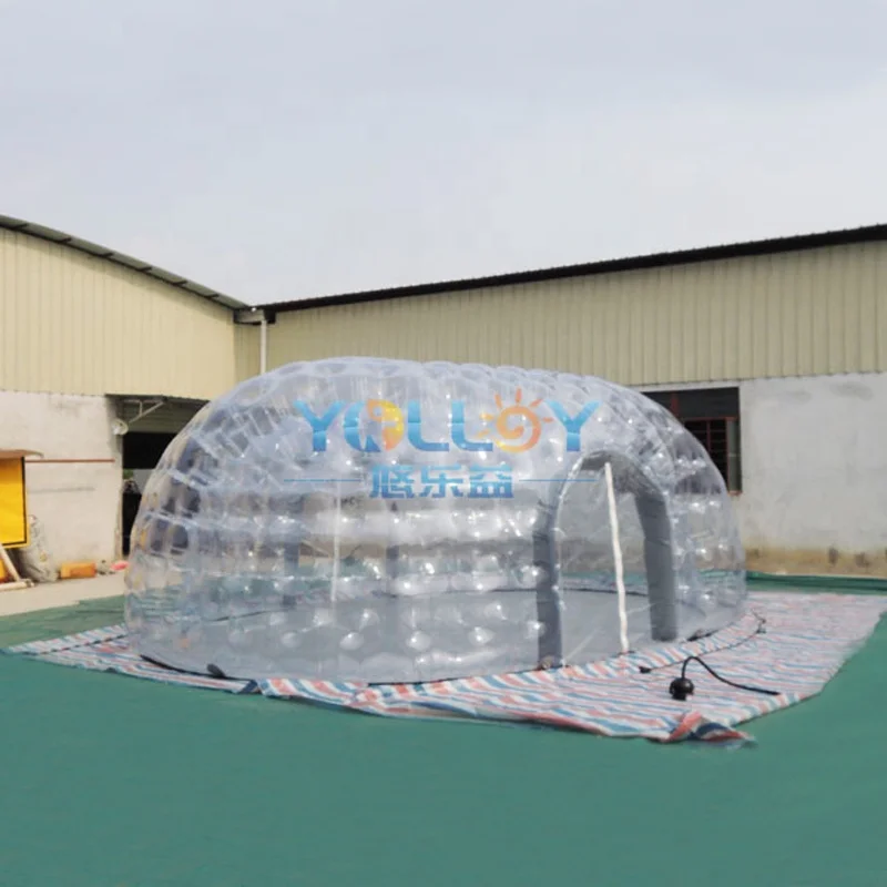 Customize Double Layer Heat Preservation Wind Resistant Winter Outdoor Inflatable Spa Shelter