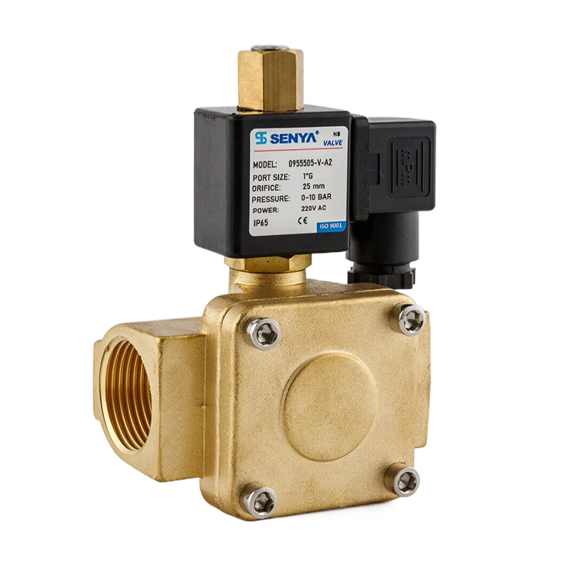 0955 Series 16 Bar Pilot Operated Solenoid Valve High Pressure Normally Open Solenoid Valve 220V 24V 12V Solenoid Valve
