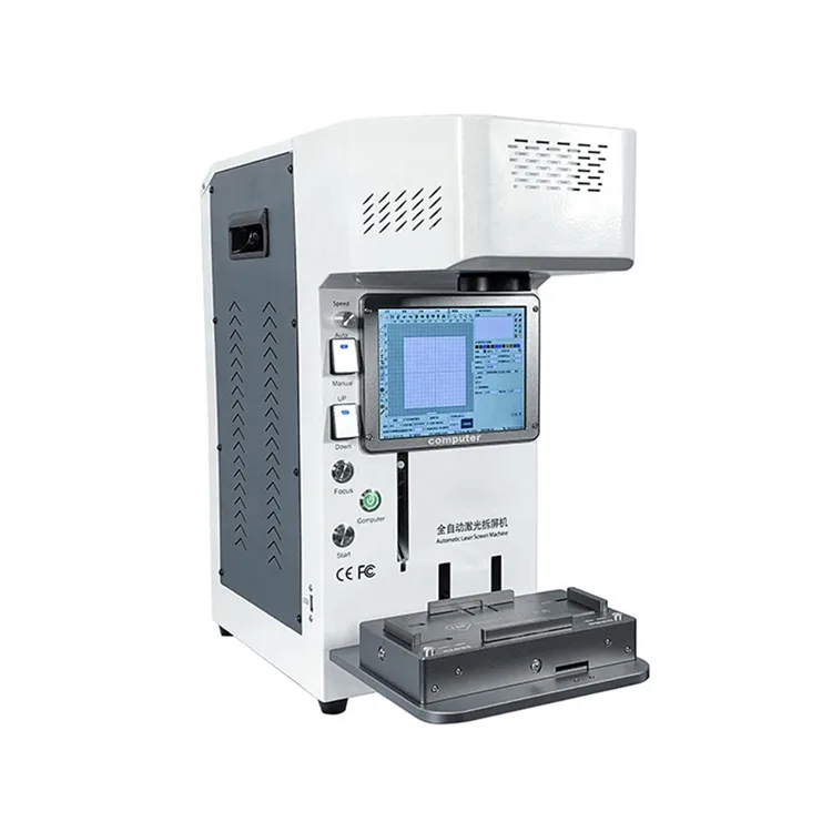 Лазерная резка, гравировка, маркировка, принтер TBK 958B, устройство для удаления заднего стекла для сотового телефона iphone 13, 12, 11