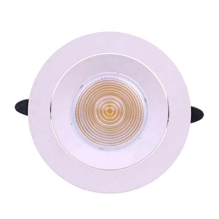 Оптовая продажа, разумная цена, светодиодный потолочный светильник Cob 5 Вт/10 Вт/15 Вт/20 Вт, белый утопленный светильник