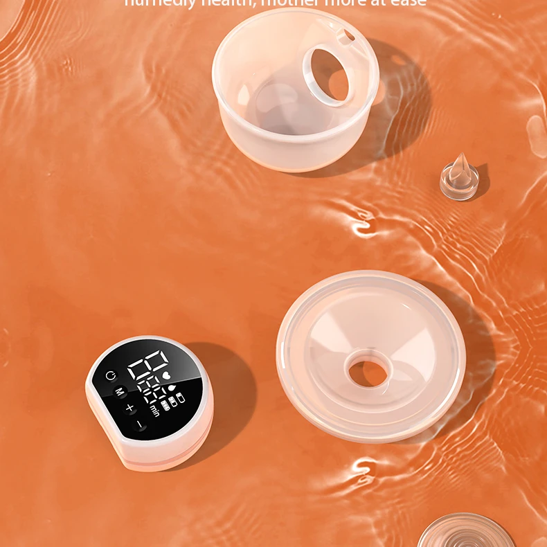 Single Mini Portable 200ml Silicone Automatic Baby Wireless Wearable Electric Milk Feeding Breast Pump