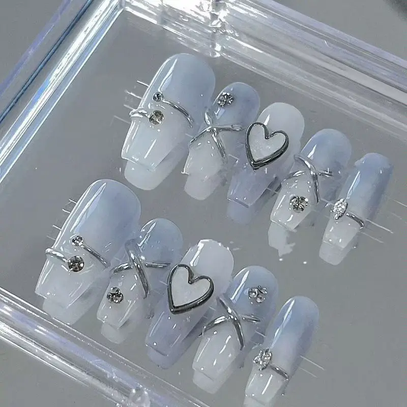 Wholesale Fashion Decoration Packaging Design Artificial Fingernails Handmade Acrylic Press On Nails