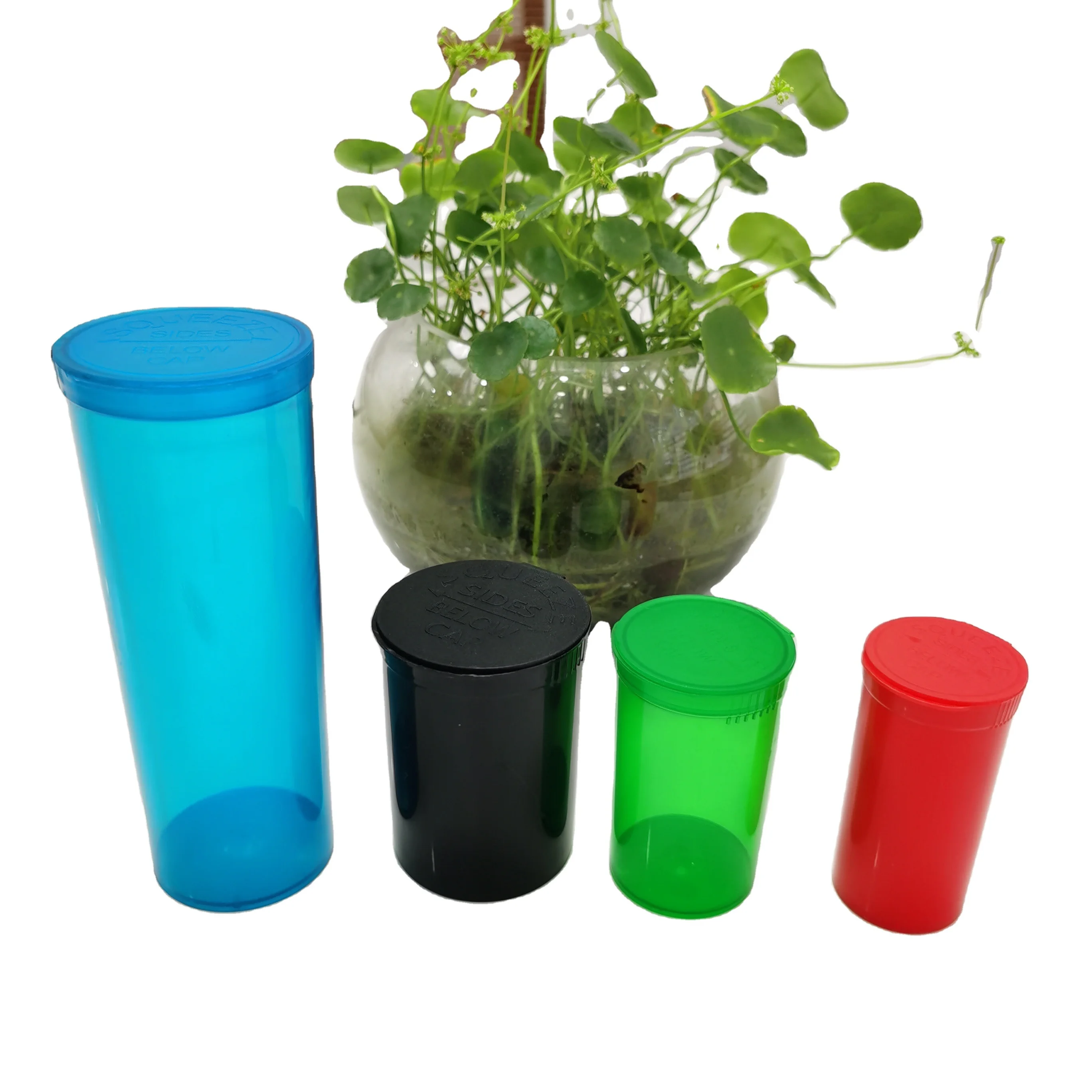 Airtight Pop Top Bottles Storage Jar Containers with Hinged Lids  6 8 13  16   20  30  40 60 dram