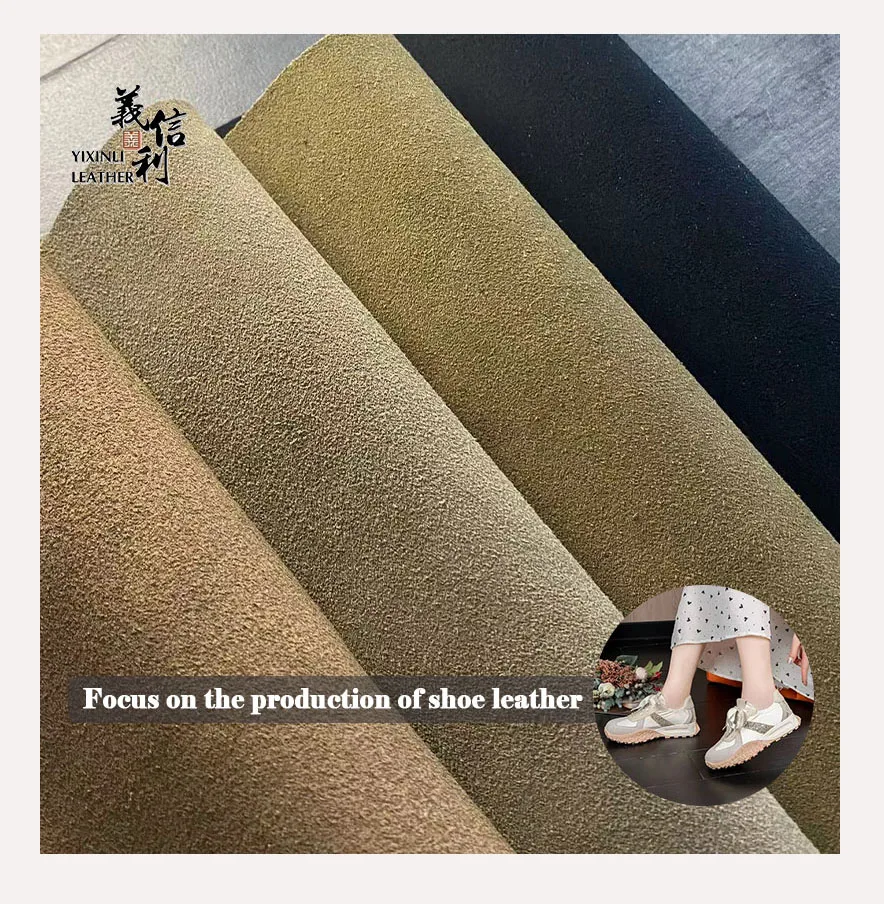 YXL New Material 1.6mm Cowhide-Microfiber Leather For Boots Soft Wear proof Vintage Oil Genuine Cowhide Leather For Shoes