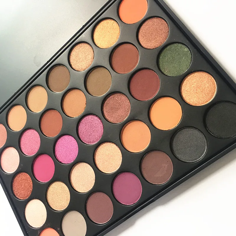 Imported wholesale makeup 35C neutral eyeshadow palette private label makeup palette