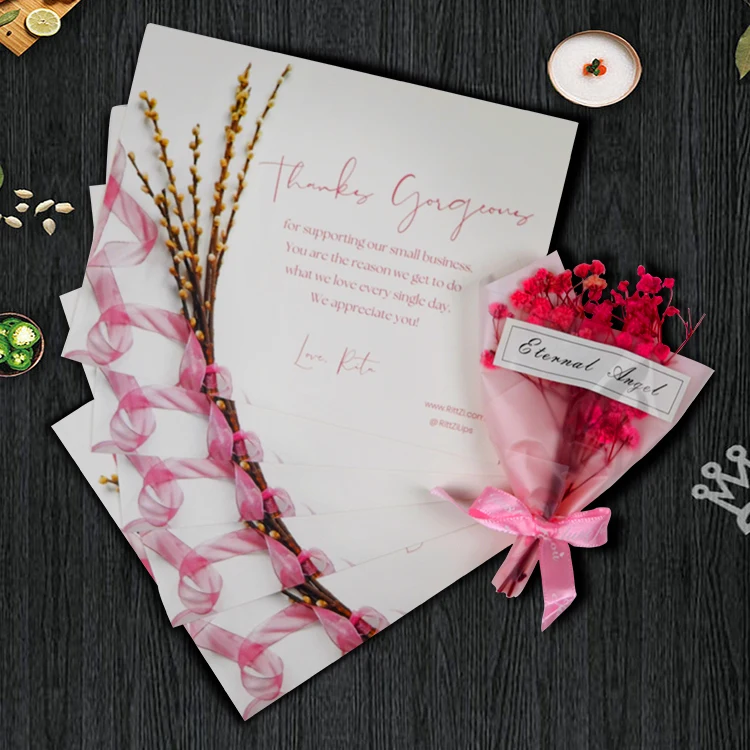 100% Biodegradable Eco-Friendly Custom Logo Design 300g Art Paper Double Side Smooth Printing Cardstock business Paper Cards