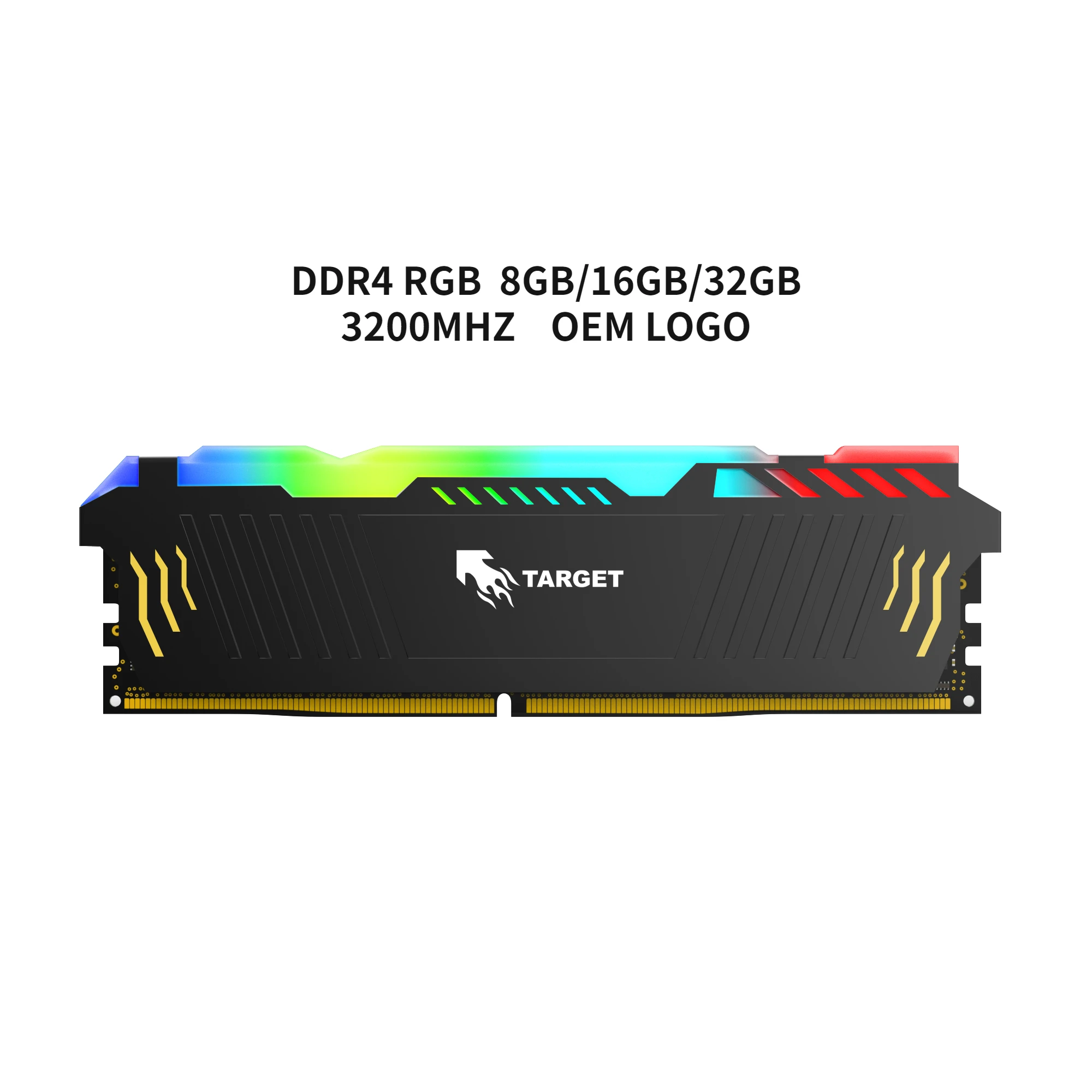 Target DDR Memoria RAM 4gb 8GB 16GB 32GB 64GB RGB DDR3 DDR4 DDR5 1600MHz 2400MHz 2666MHZ 3200MHz ram for gaming laptop PC