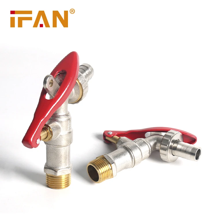 IFAN Custom Handle Basin Faucet Customized Logo Brass Faucet Gadern Water Taps With Lock