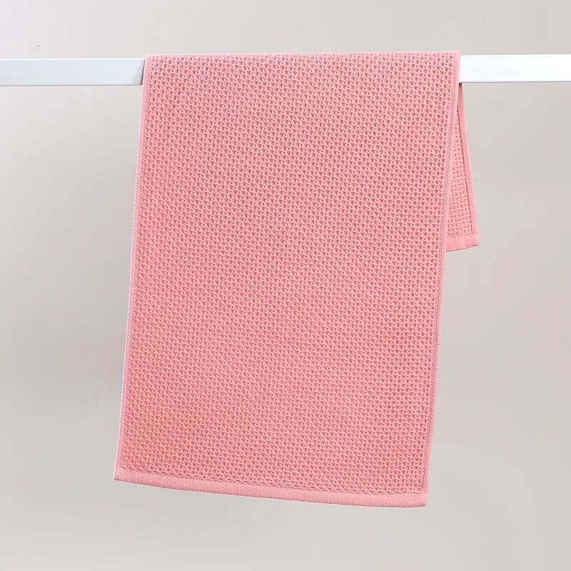 Hot Selling 100% Cotton Honeycomb Waffle Bath Towel  household absorbent gauze towel
