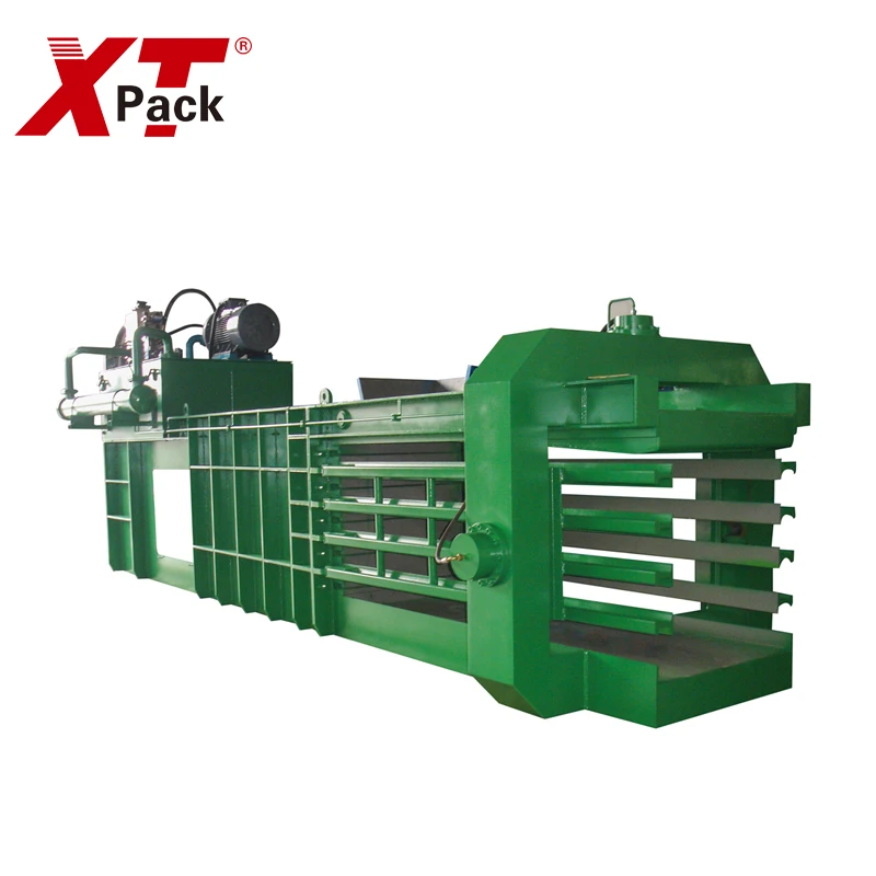 Horizontal Semi Auto Paper Waste Metal Press Machine