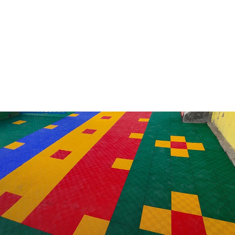 Interlocking PP backyard outdoor flooring plastic flooring outdoor for kindergarten