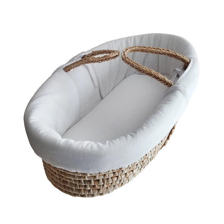 baby moses basket bassinet cotton Comfortable Newborn Portable Moses Baby Basket Bassinet For babies
