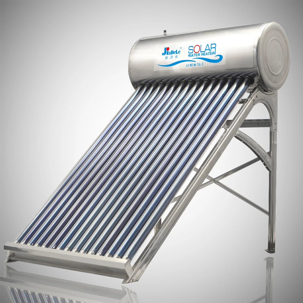 JIADELE 100L 120L 150L 180L 200L termas solares vacuum tube solar water heater calentador de agua solar water heating system