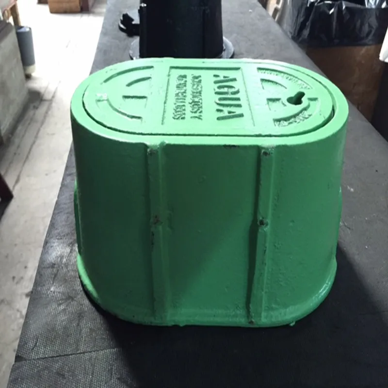 Чугунная коробка для счетчиков воды, коробка для контроля воды