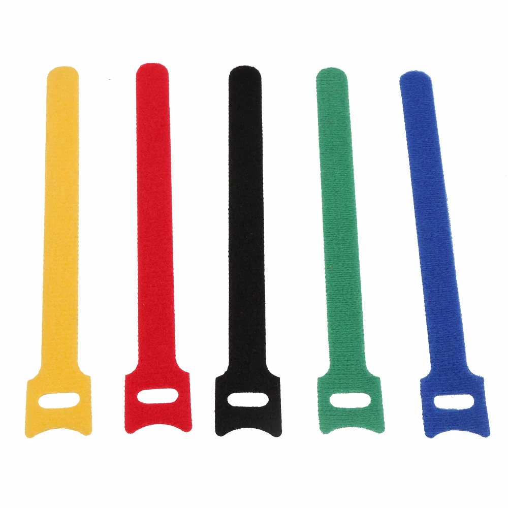 Factory Custom Roll-Type Hook And Loop Cable Tie High-Quality Low Cost Hook And Loop Magic Cable Ties Plastic Zip Ties