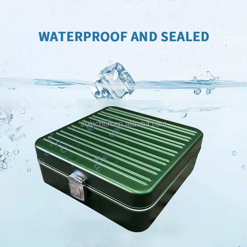 Aluminum Alloy Watch Storage Suitcase Watch Storage Box Waterproof Shockproof Anti-theft Watch Storage Display Cabinet
