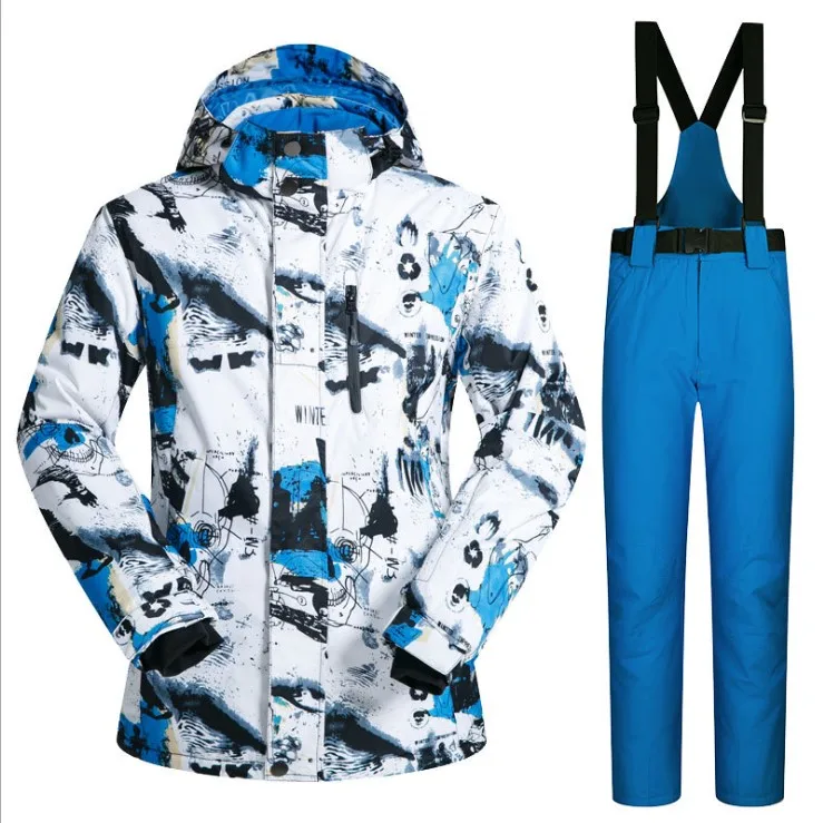 Спортивный ветрозащитный водонепроницаемый 3 слоя Softshell на заказ мужские спортивный лыжный костюм с капюшоном