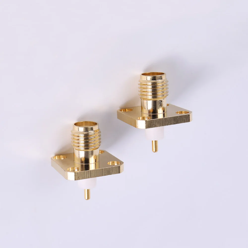 Высококачественный никелированный обжимной коннектор Sma для коаксиального кабеля RG 58, гнездовой разъем