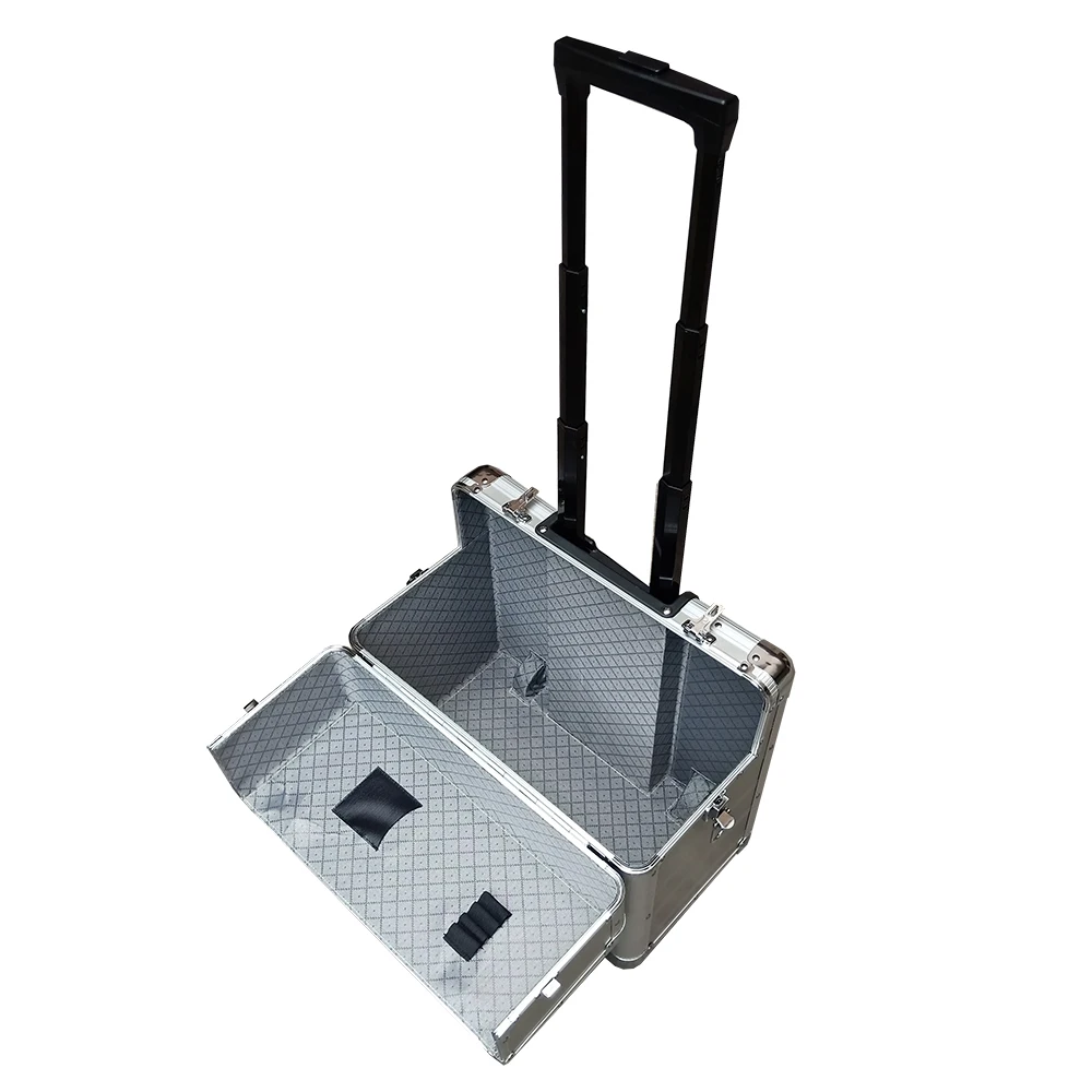 Hot sale  Female male aluminum frame new wear-resistant universal wheel silent password travel box boarding suitcase