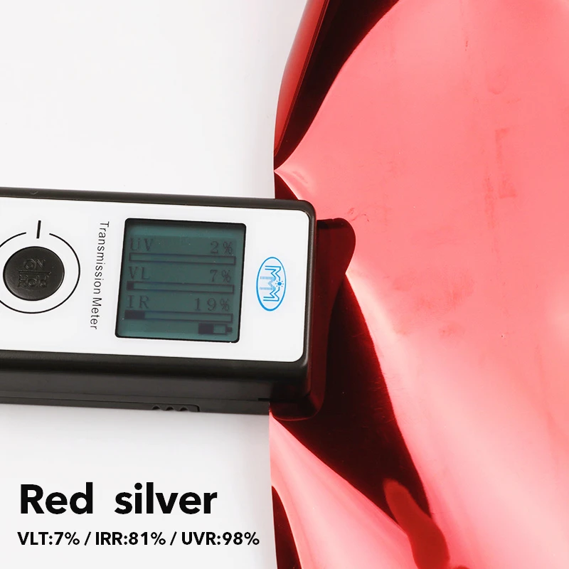 99% UV Rejection Heat Insulation Metallized Polyester Reflective Mylar One Way Mirror Building Window Film