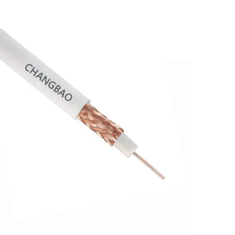 
Changbao High Quality RG59 With 2Core Power CCTV Coaxial Cable 