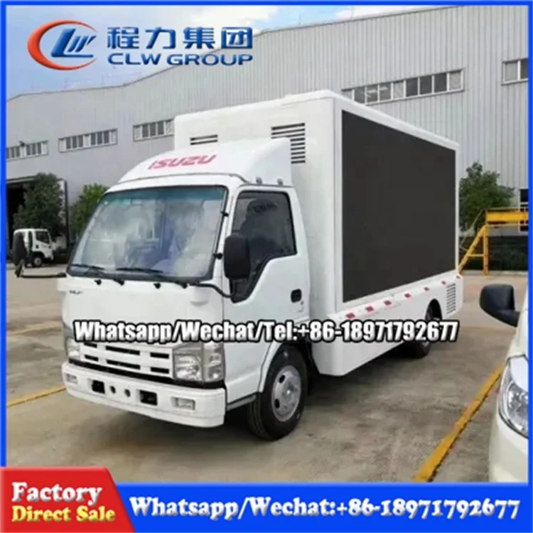 Mobile Led Advertising Truck P3 P4 Led Screen Truck Full Color Led Display Truck For Sale