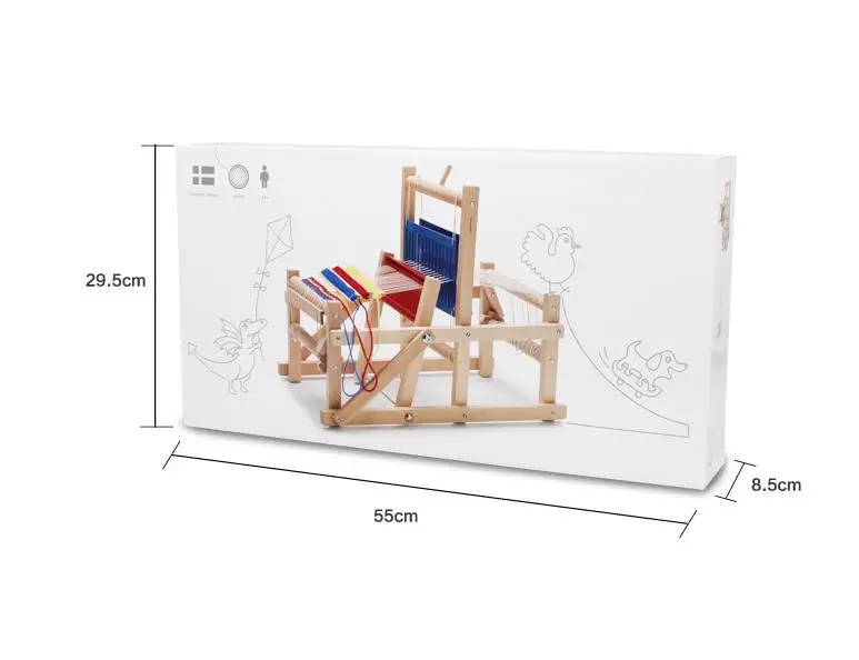 Wooden Multi-Craft Weaving Loom for Kids