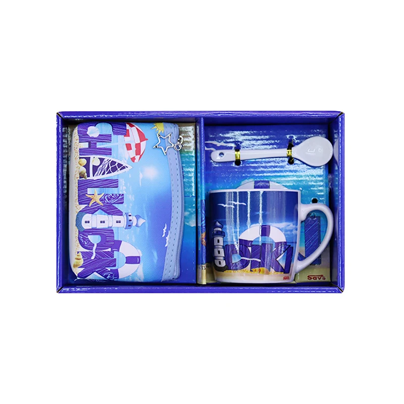 Factory wholesale custom Design Greece Ceramic Coffee Milk Cup Custom mug with wallet