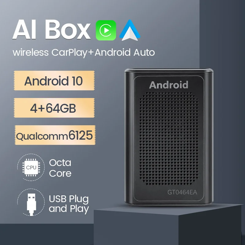 MEKEDE RK3566 Android 11 беспроводной Авто Carplay Ai Box для Volvo Ford Benz VW мультимедийный плеер 2 + 32 ГБ
