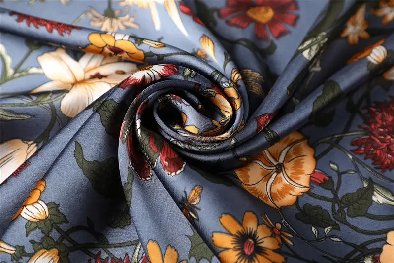 70x70 Cm Silk Large Scarfs Hijab Matte Female Tie Up Wrap Customize Or Designer Bonnets And Hair Custom Print Square Satin Scarf