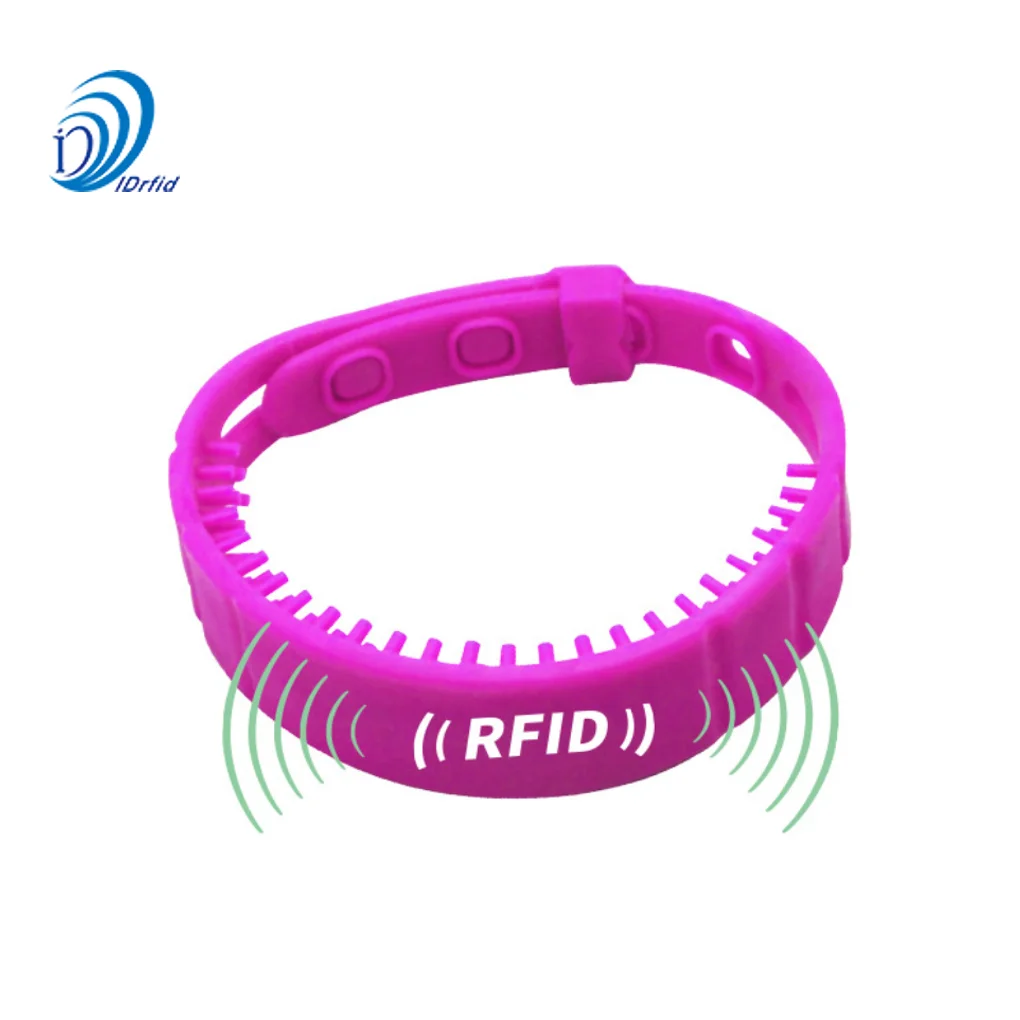 
Водонепроницаемый силиконовый браслет RFID NFC для мероприятий 